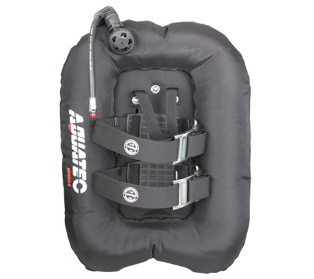 Подвесная система с крылом и алюминиевой спинкой Deep Ocean (one size; black)